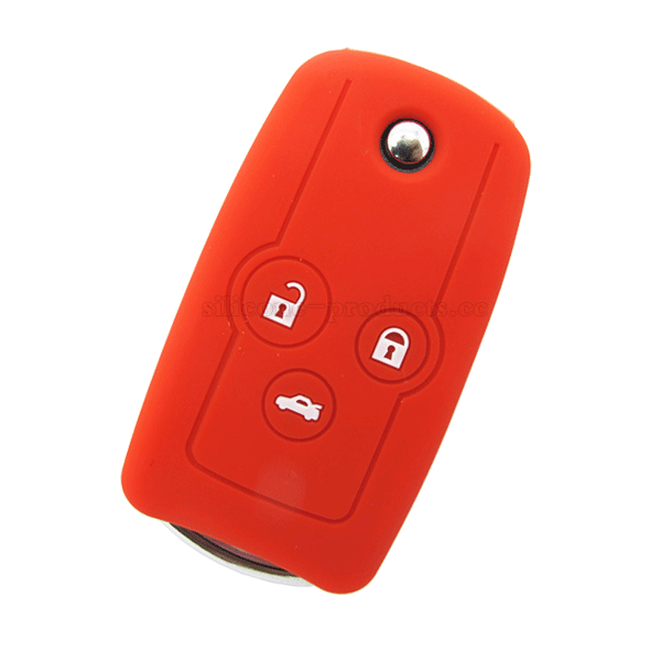 Odyssey car key cover,red,3 buttons,with logo