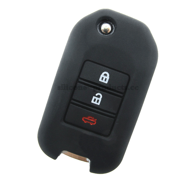 City car key cover,2014,black,3buttons,debossed design