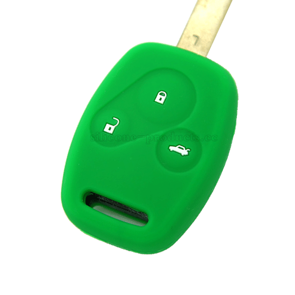 FIT car key cover,green,3 buttons,with logo
