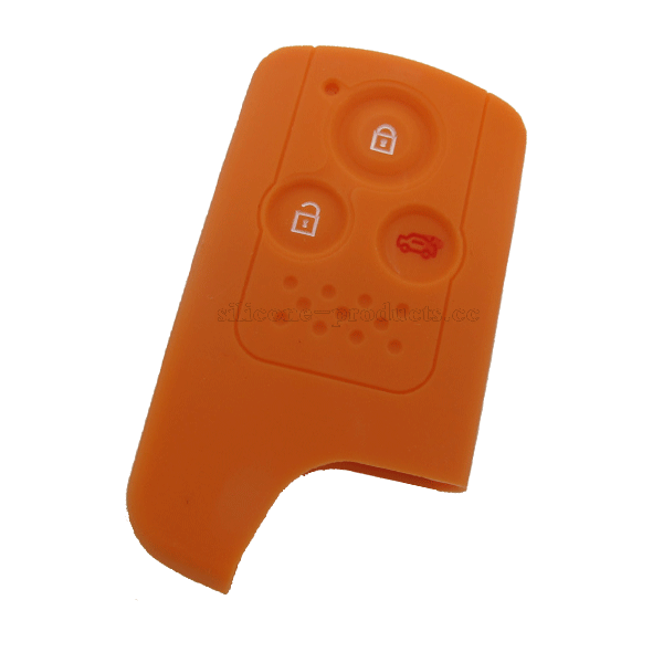Spirior car key cover,orange,3 buttons,debossed design