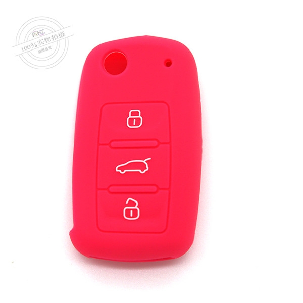 car key case,skoda silicone car key cover,the best key covers for skoda,3 buttons,colored natural car key covers
