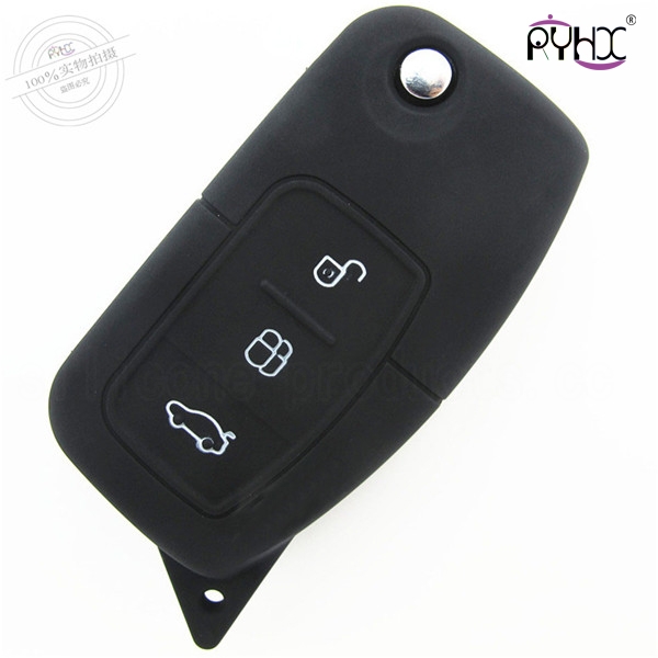 plastic key case for ford, smart car key rubber cover