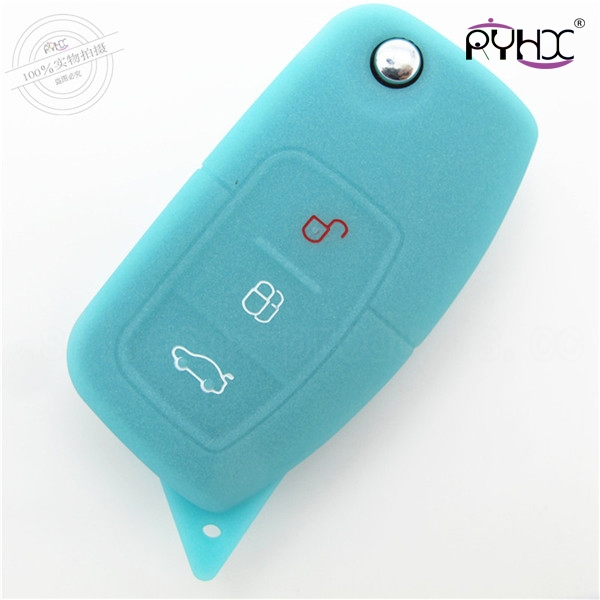 Ford plastic car key cover,silicone key case,remote car key case