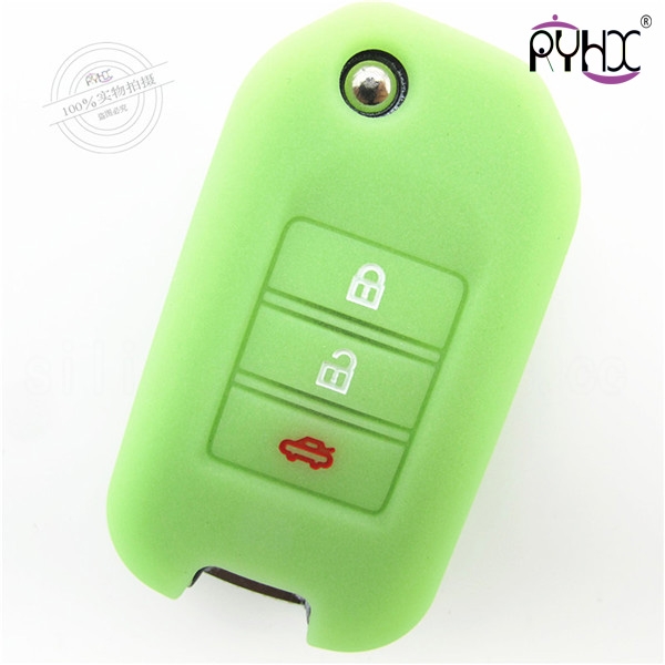 Honda silicone key skin, soft car key silicone covers, comfortable silicone key shell for Honda, colorful key pouch
