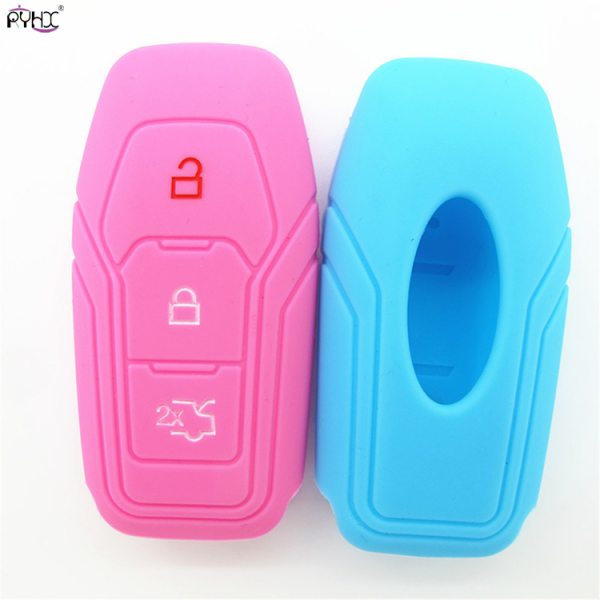 Online wholesale 2015 pink Ford Mondeo key cover,3 button.