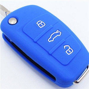 Silicone auto key cover for Audi A6L
