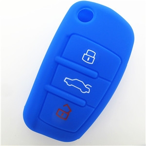 Silicone car key pouch for Audi B7