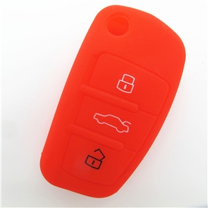 Silicone car key sleeve for Audi B7