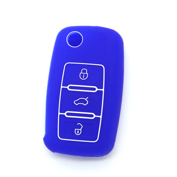 Volkswagen Jetta car Key Cover|Case|protector|skin without logo,3buttons,completely natural silicone.