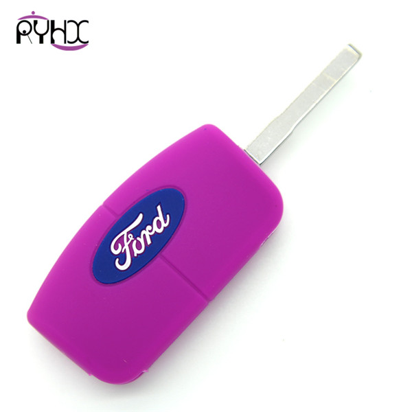 Ford Ecosport key fob covers|cases|protectors|skins with logo for Focus|New FiestavOld Mondeo|New Focus|New Fiesta,3 buttons,a variety of colors,completely natural silicone.