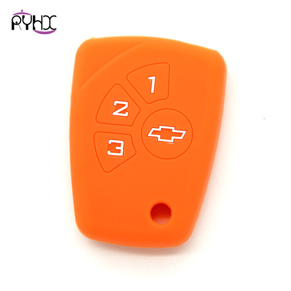 Chevrolet custom key covers|cases|protectors|skins without logo,3 buttons,a variety of colors,completely natural silicone.
