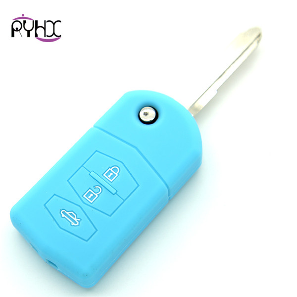  Mazda M3 key fob covers|cases|protectors|skins with logo for Mazda M6,3 buttons,a variety of colors,completely natural silicone.