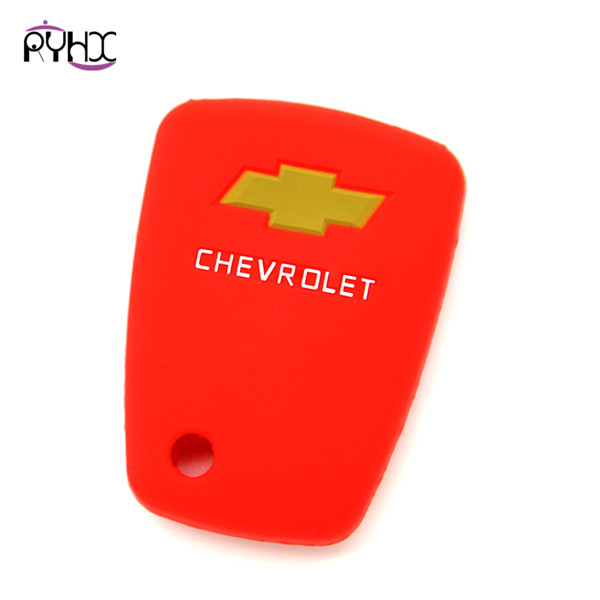 Chevrolet custom key covers|cases|protectors|skins without logo,3 buttons,a variety of colors,completely natural silicone.