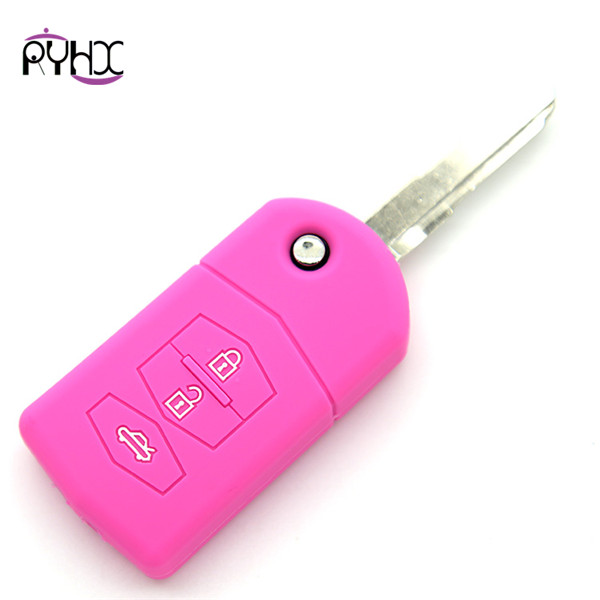  Mazda M3 key fob covers|cases|protectors|skins with logo for Mazda M6,3 buttons,a variety of colors,completely natural silicone.