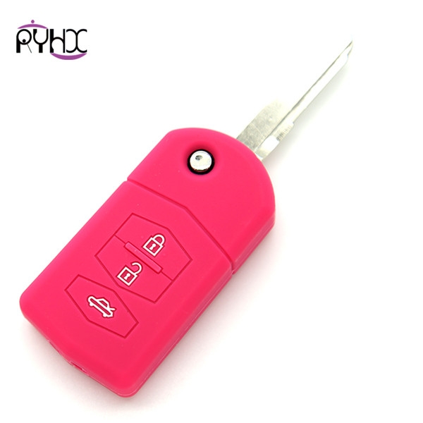  Mazda M3 key fob covers|cases|protectors|skins with logo for Mazda M6,3 buttons,a variety of colors,completely natural silicone.