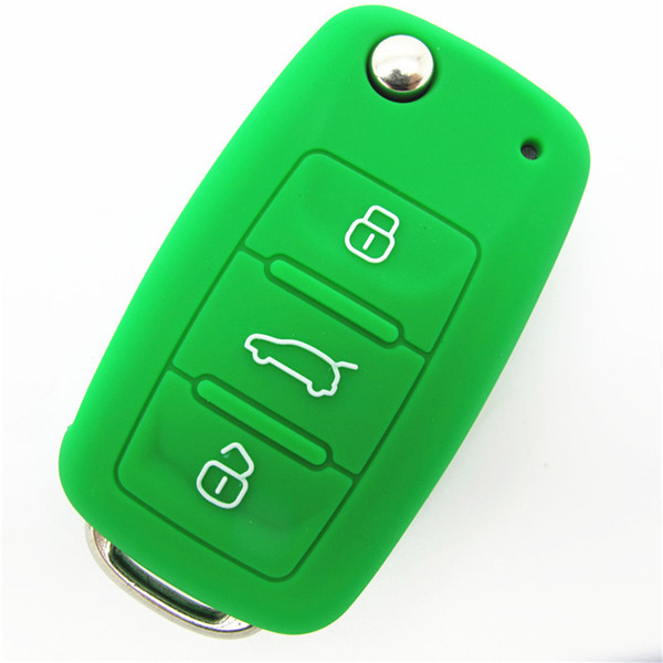 Volkswagen Beetle car Key Cover|Case|protector|skin with logo,3 buttons and silicone.