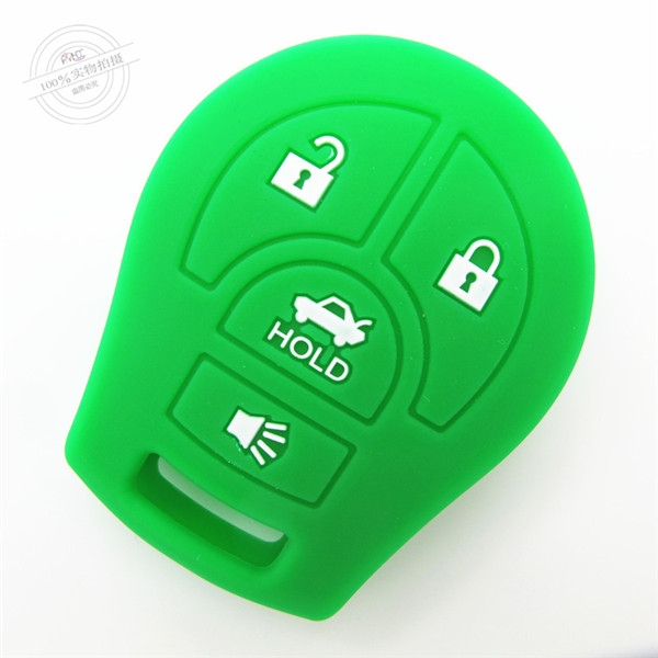 Nissan SYLPHY key fob covers|cases|protectors|skins with logo for Tiida|March|Sunnykey ,4 buttons,a variety of colors,completely natural silicone.