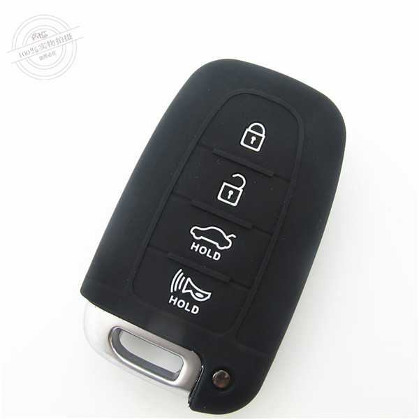 Hyundai IX35 key fob covers|cases|protectors|skins with logo for New Sonata|Sonata|NFC|Equus|ROHENS|Coupe,4 buttons,a variety of colors,completely natural silicone.
