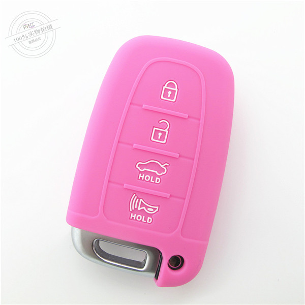 Hyundai IX35 key fob covers|cases|protectors|skins with logo for New Sonata|Sonata|NFC|Equus|ROHENS|Coupe,4 buttons,a variety of colors,completely natural silicone.
