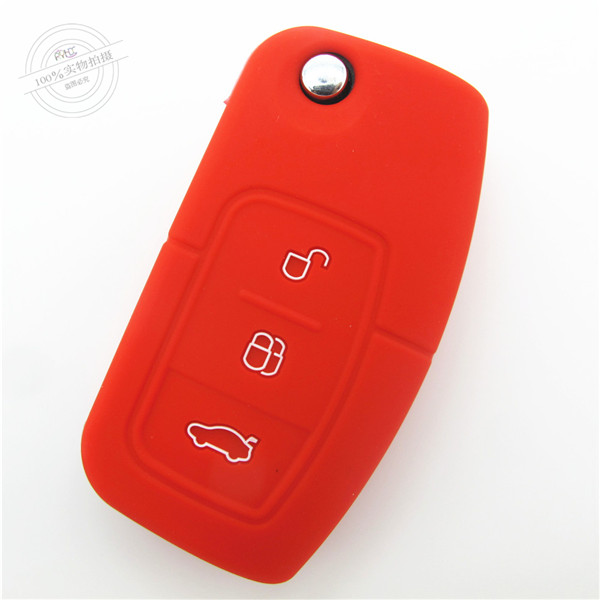 Ford Focus key fob covers|cases|protectors|skins with logo for Ecosport|New Fiestav|Old Mondeo|New Focus|New Fiesta,3 buttons,a variety of colors,completely natural silicone.