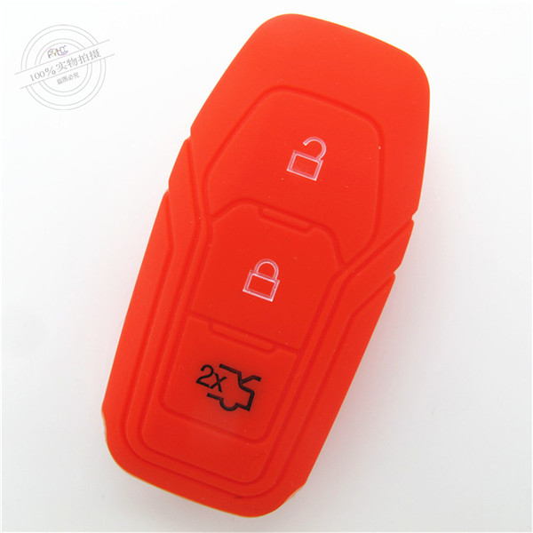 Ford Mondeo key remote fob covers|cases|protectors|skins without logo,3 buttons,a variety of colors,completely natural silicone.