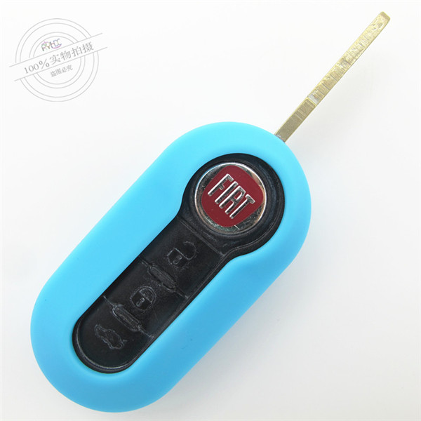  Fiat 500 key fob covers|cases|protectors|skins with logo,8 colors,completely natural silicone.