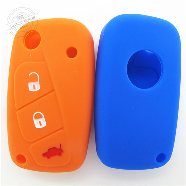 Fiat panda key fob covers|cases|protectors|skins with logo,8 colors,completely natural silicone.