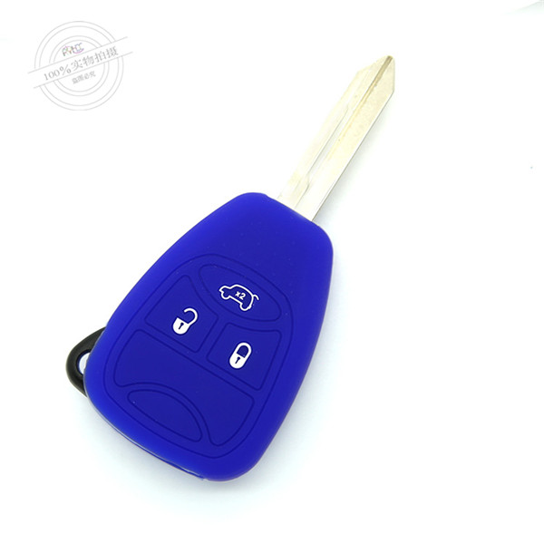 Jeep Free passengers key fob covers|cases|protectors|skins with logo for Compass|free light,8 colors,completely natural silicone.