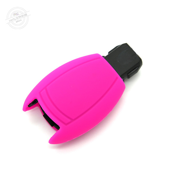 Original Factory Mercedes Silicone key cover|cases|protectors|skins with logo,9 colors completely natural silicone and 3 buttons for most Benz models
