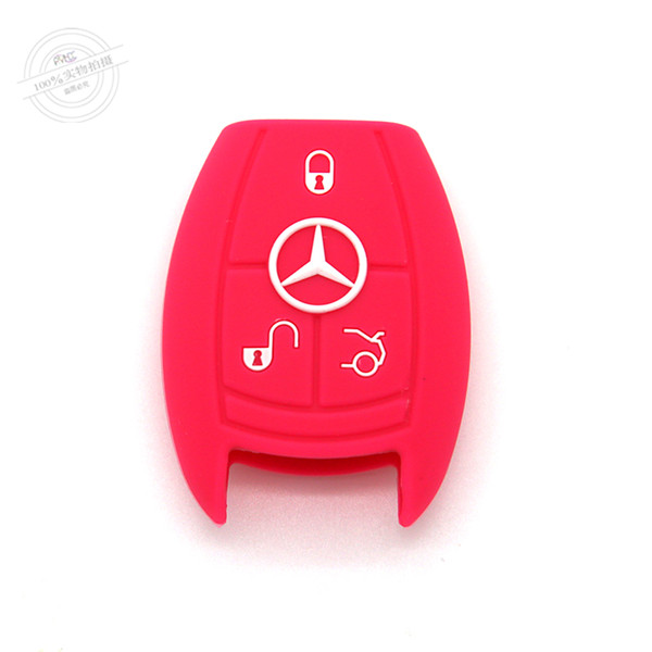 Mercedes Benz  E series key fob covers|cases|protectors|skins with logo for  C series|ML,7 colors,completely natural silicone.