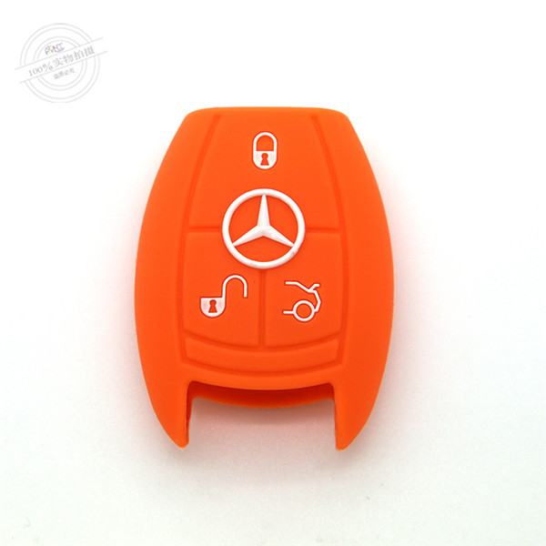Mercedes Benz  E series key fob covers|cases|protectors|skins with logo for  C series|ML,7 colors,completely natural silicone.