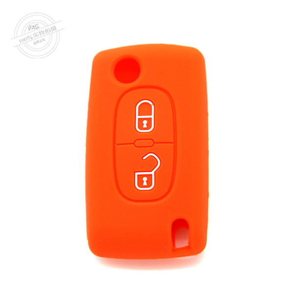 Citroen car key covers|cases|protectors|skins without logo,2 Buttons,10 colors,completely natural silicone.