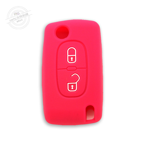 Citroen car key covers|cases|protectors|skins without logo,2 Buttons,10 colors,completely natural silicone.