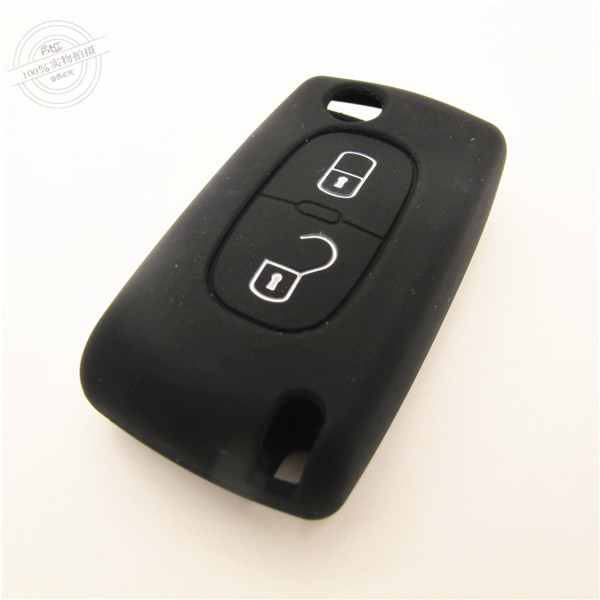 Citroen new Sega key remote covers|cases|protectors|skins without logo,2 Buttons,10 colors,completely natural silicone.