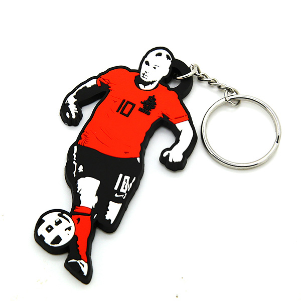 Rubber pvc keychains for any key