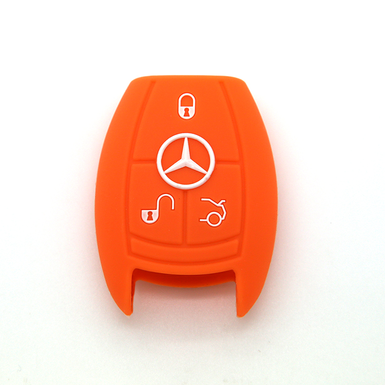 Mercedes Benz E series, the best silicone car key cover,practical car key silicone protector
