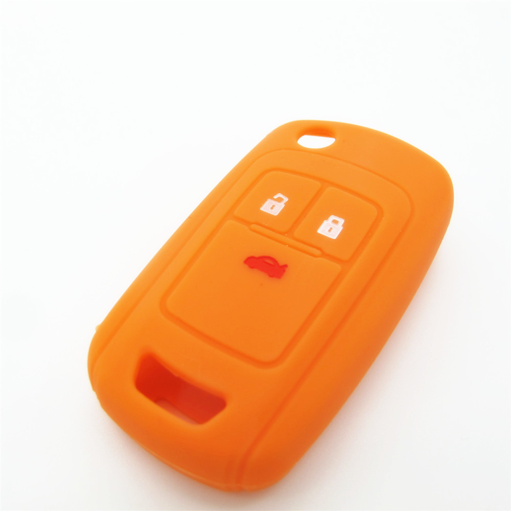 car key case,car key cover,colored silicone car key cover,wholesale silicone products,silicone beautiful cover, key protector for Buick,3 buttons,many colors
