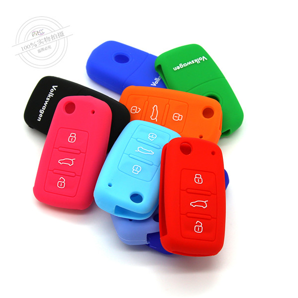 Skoda Car key Covers,low price silicone key protective case,high quality car key shell,silicone auto key covers case