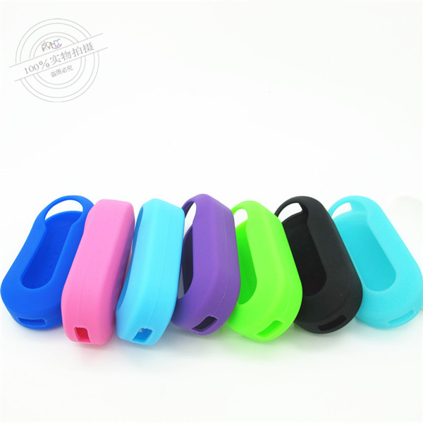 Fiat car key covers, cheap car key case, high quality silicone car key protector,light key covers