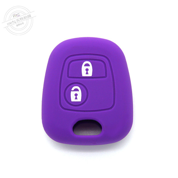 Citroen silicone key protector,waterproof car key covers, remote silicone car key case, colorful car key accessories
