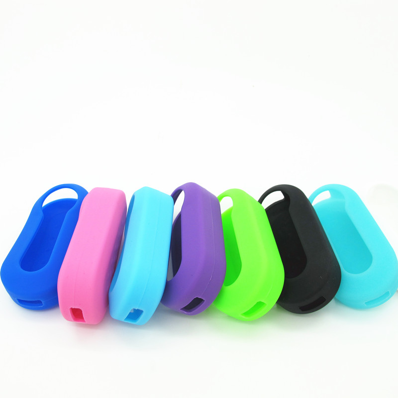 Fiat car key covers, silicone car key case, car key accessories, colorful car key covers