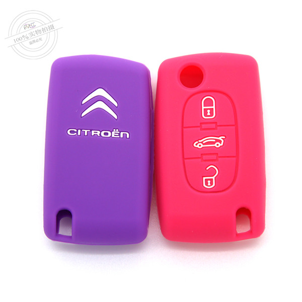 Citroen car key covers, silicone car key case for Citroen, best silicone key protector for car
