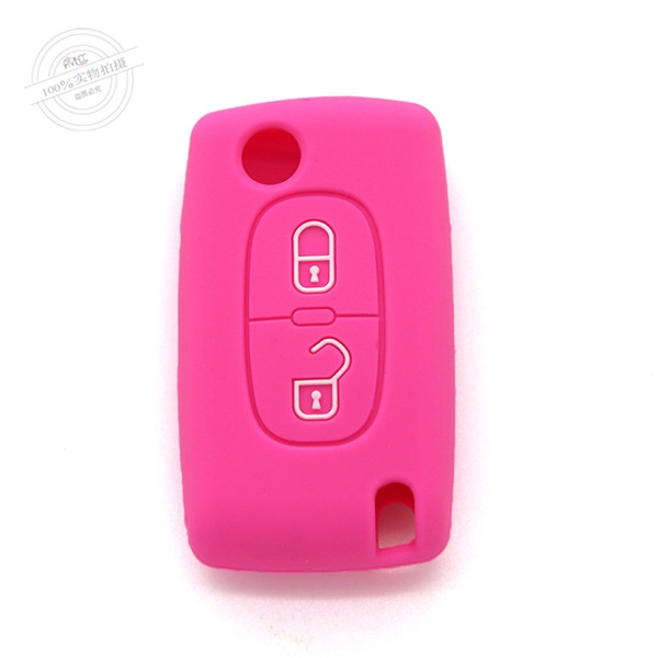 Citroen car key covers, silicone car key wallet, the most popular silicone car key protector