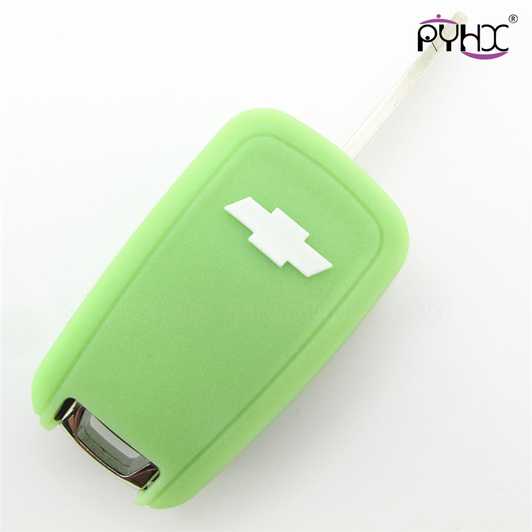 Chevrolet silicone car key case, silicone key cover wholesale, high quality car key protective case for chevrolet