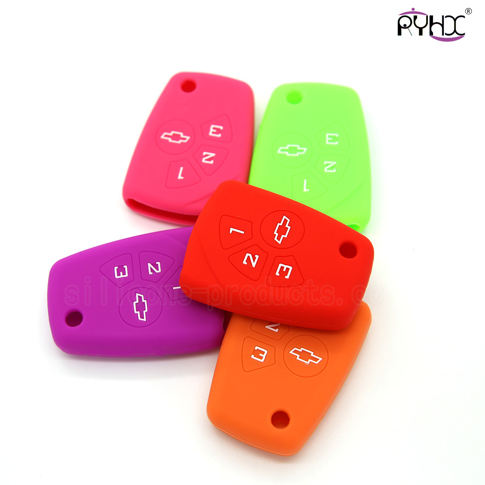 Chevrolet car key cover silicone, silicone car key fob case, beautiful key covers for car, the best car key case made in China silicone products suppliers,manufacturer, factory, silicone products wholesaler