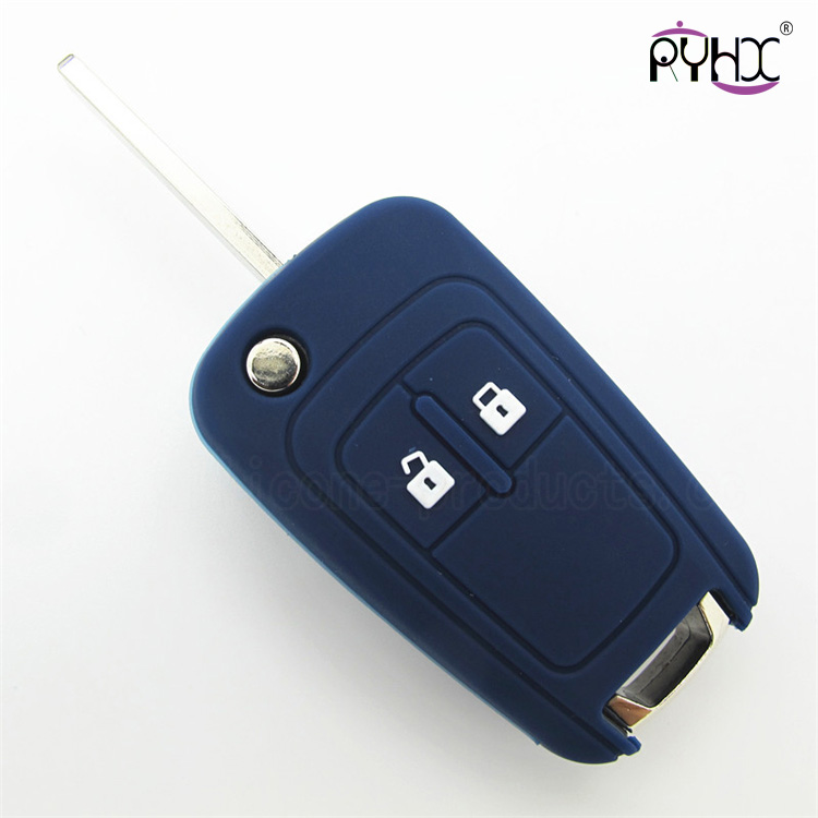 Chevrolet car key protective silicone covers, non-toxic car key case, beautiful color car key protective cover made in China
