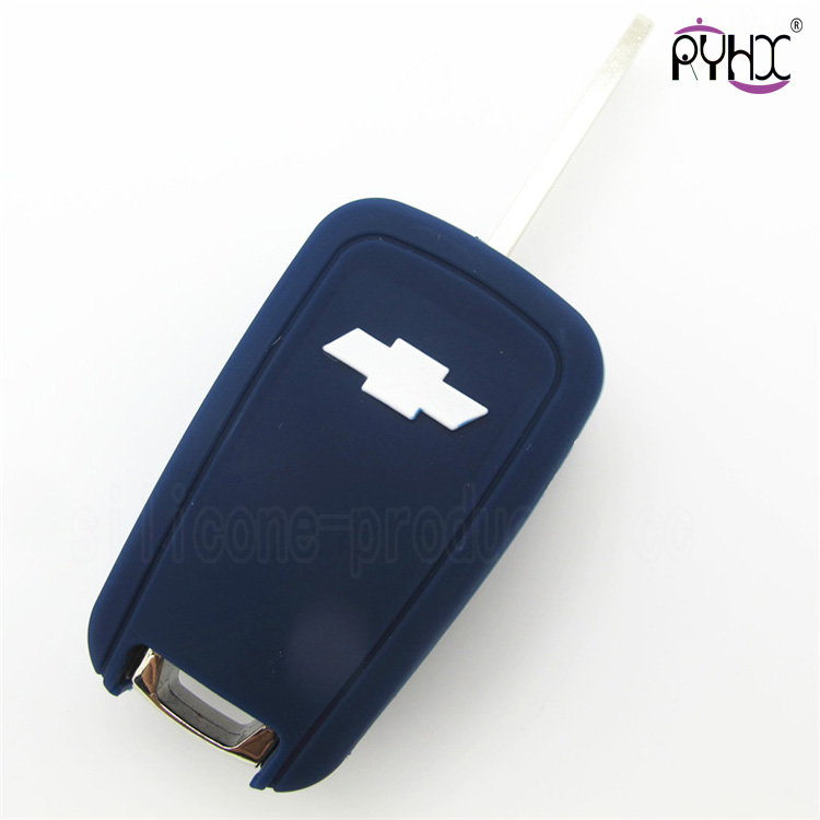 Chevrolet car key protective silicone covers, non-toxic car key case, beautiful color car key protective cover made in China