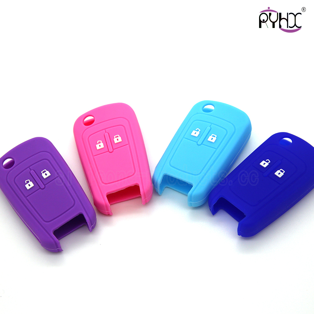 Chevrolet car key silicone shell, silicone car key case wholesale in China, waterproof silicone car key case