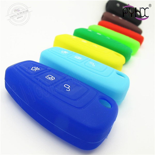Ford Ecosport carkeycover, silicone key fob case for ford, key cover for car