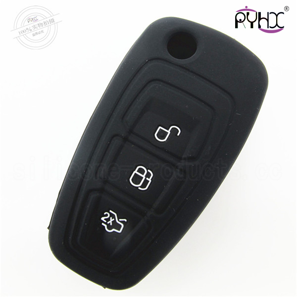 Ford ecosport car key case,silicone key cover, car key silicone case